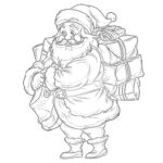 Free Printable Coloring Pages Of Santa Claus