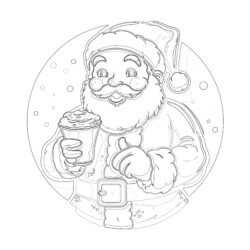 Free Printable Santa Claus Coloring Pages - Printable Coloring page