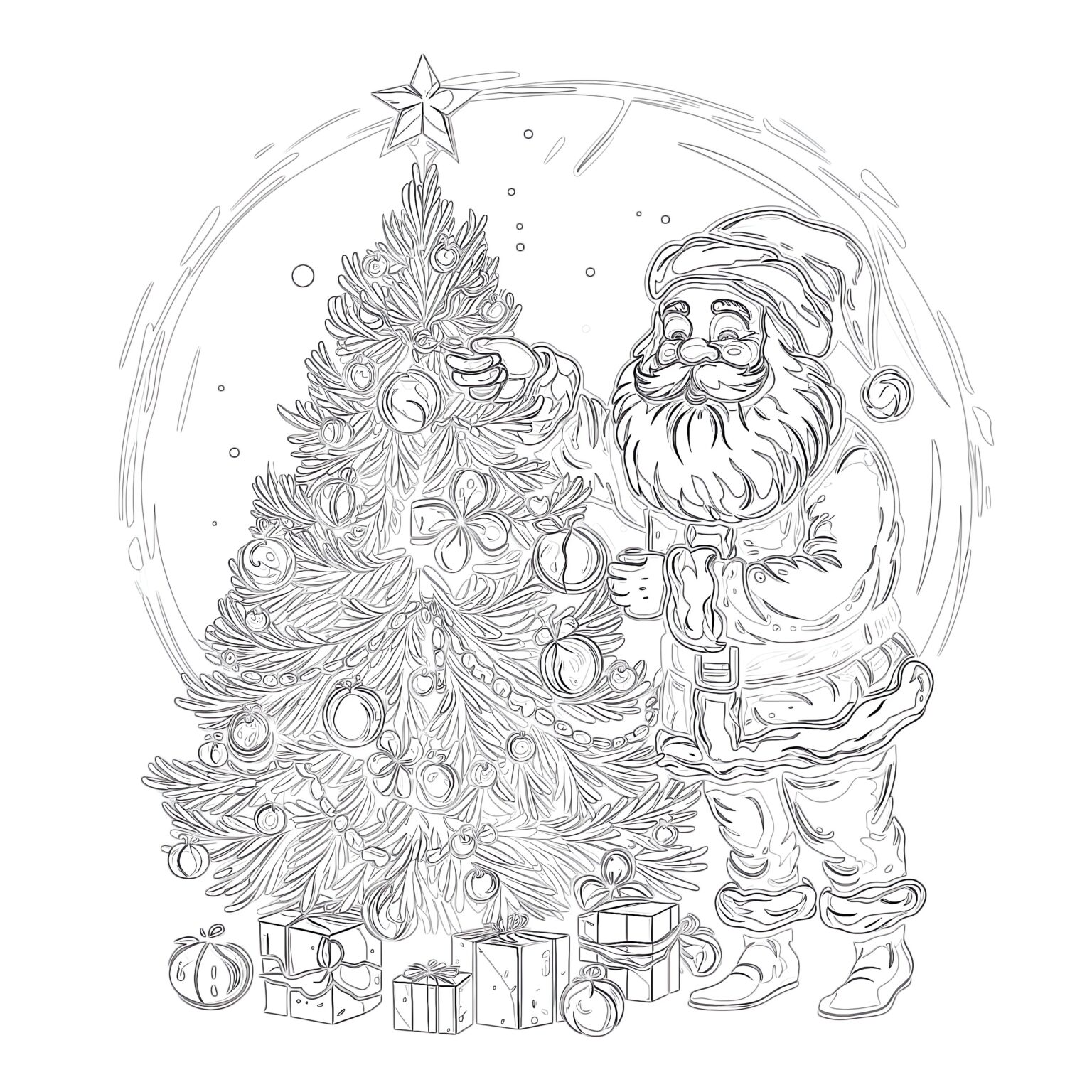 Free santa claus pictures to color coloring pages mimi panda