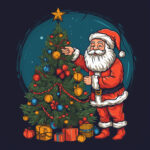 Free Santa Claus Pictures To Color 2