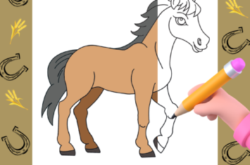 How to Draw a Horse – A Step-by-Step Guide from Mimi Panda