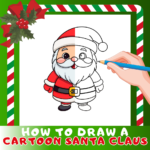 How To Draw Cartoon Santa Claus