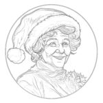 Mrs Santa Claus Coloring Pages