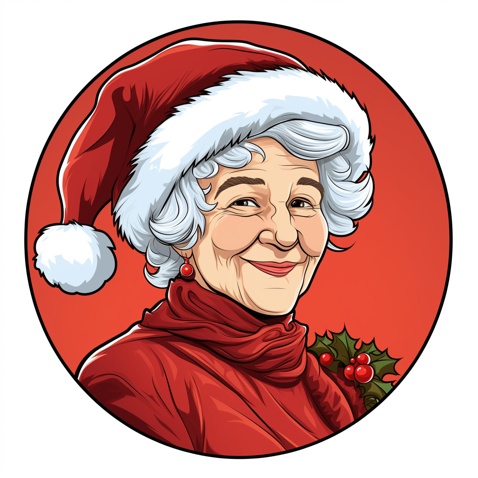 Mrs Santa Claus Coloring Pages | Coloring Pages Mimi Panda