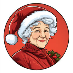 Mrs Santa Claus Coloring Pages - Origin image