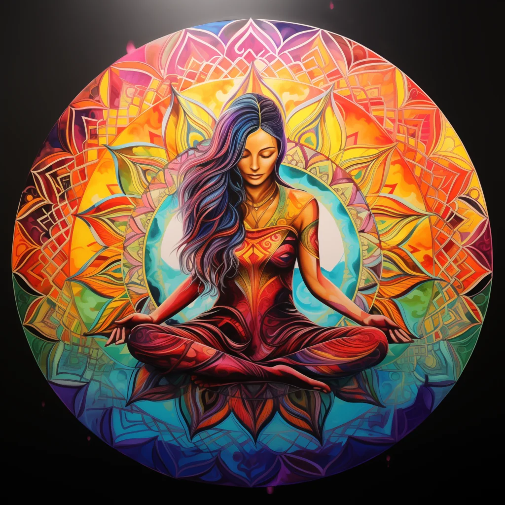 Połączenie Medytacji Z Kolorowaniem