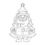 Printable Coloring Pages Of Santa Claus