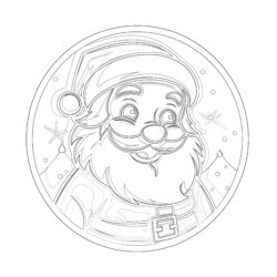 Printable Santa Claus Coloring Pages - Printable Coloring page