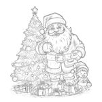 Santa Claus Images To Color