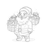 Santa Claus Pictures Coloring Sheets