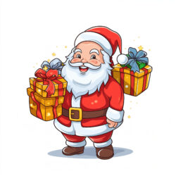 Santa Claus Pictures Coloring Sheets - Origin image