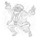 Santa Claus Pictures To Color And Print