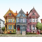 Victorian Houses Coloring Book 2