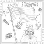 Best Flag Coloring Page