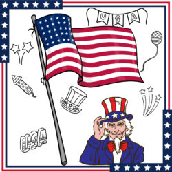 Best Flag Coloring Page - Origin image