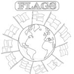 Coloring Pages Flags Of The World