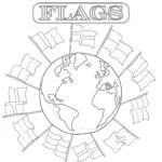 Coloring Pages Flags Of The World