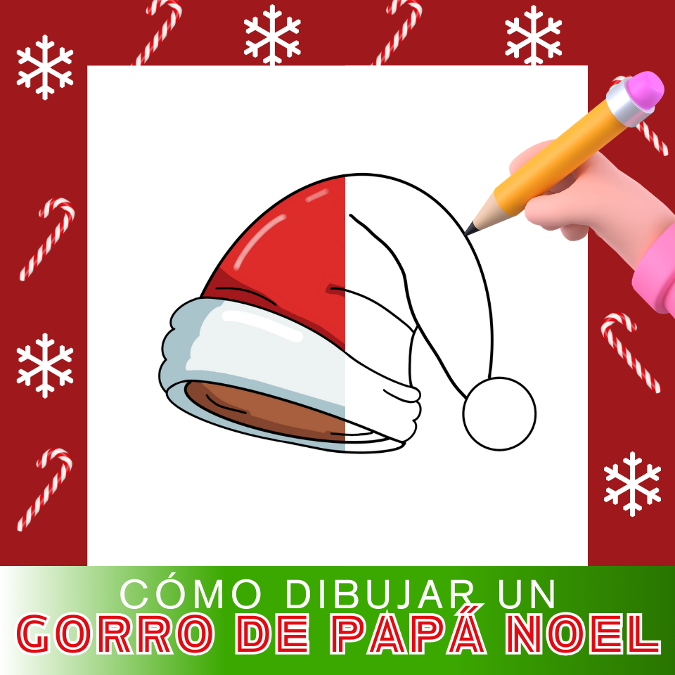 Cómo Dibujar Un Gorro De Papá Noel