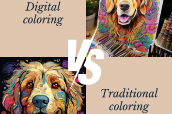 Digital vs. Traditional Coloring