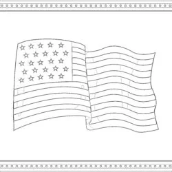 Flag Coloring Pages - Printable Coloring page