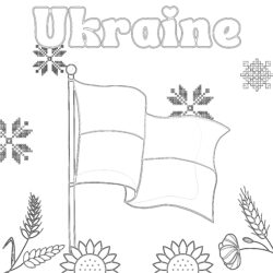 Ukraine Colouring Pages - Printable Coloring page