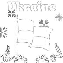 Ukraine Colouring Pages - Printable Coloring page