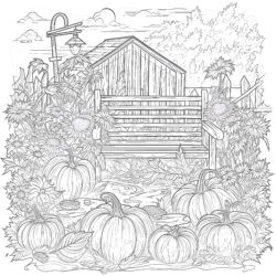 Autumn Coloring Page - Printable Coloring page