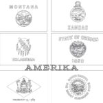 Coloring Pages Of State Flags