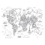 Countries Of The World Coloring Page