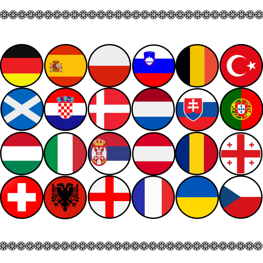 European Flags Coloring Pages 2