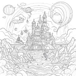 Fantasy Coloring Book Pages - Printable Coloring page