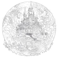 Fantasy Colouring Pages For Adults - Printable Coloring page