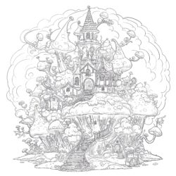 Fantasy Pictures To Color Coloring Page - Printable Coloring page