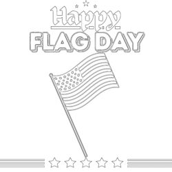 Flag Day Coloring Pages - Printable Coloring page