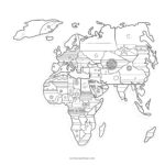 Flags Of The World Coloring Book