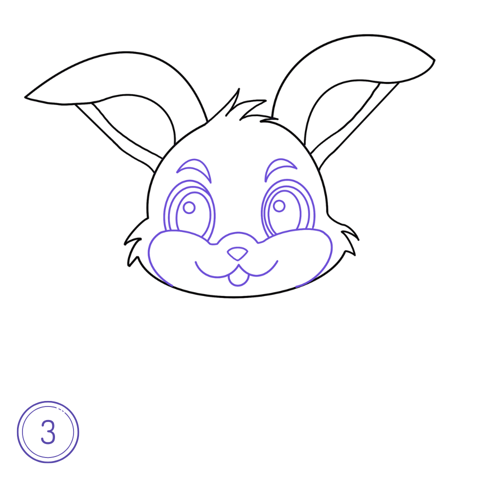 How to Draw a Rabbit Step 3