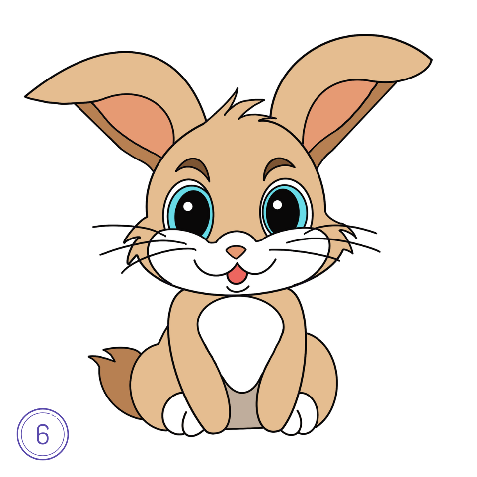 How to Draw a Rabbit Step 6