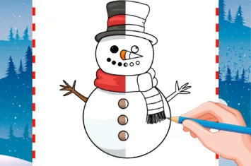 How to Draw a Snowman