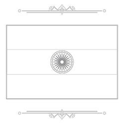 National Flag Coloring Pages - Printable Coloring page