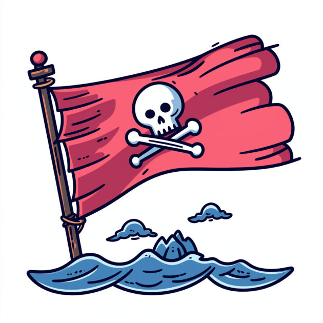 Pirate Flag Coloring Page Coloring Pages Mimi Panda