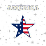 Printable Coloring American Flag 2