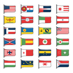 Printable Country Flags Coloring Pages - Origin image