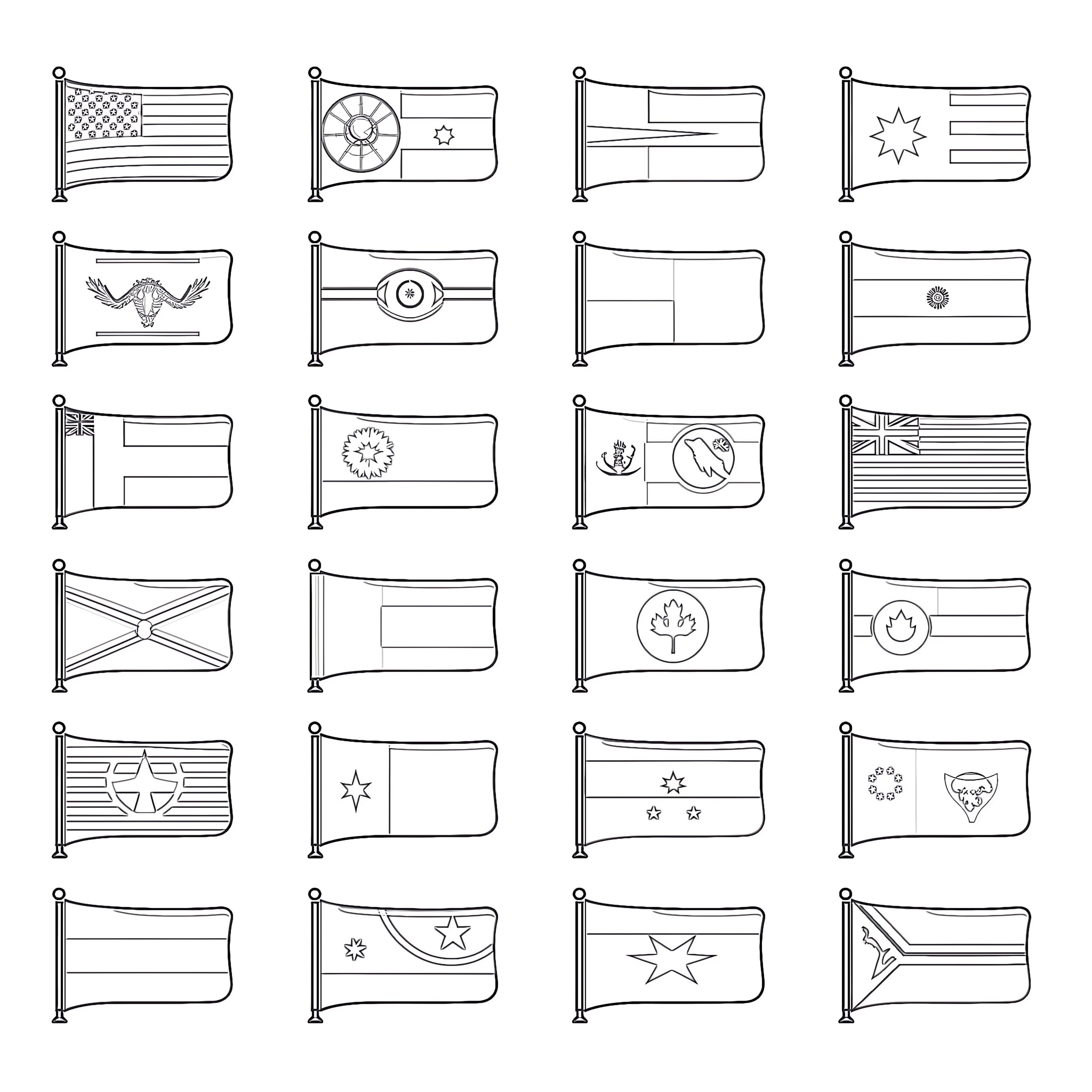 World Country Flags Coloring Pages Infoupdate World Country Flags Coloring Pages Infoupdate