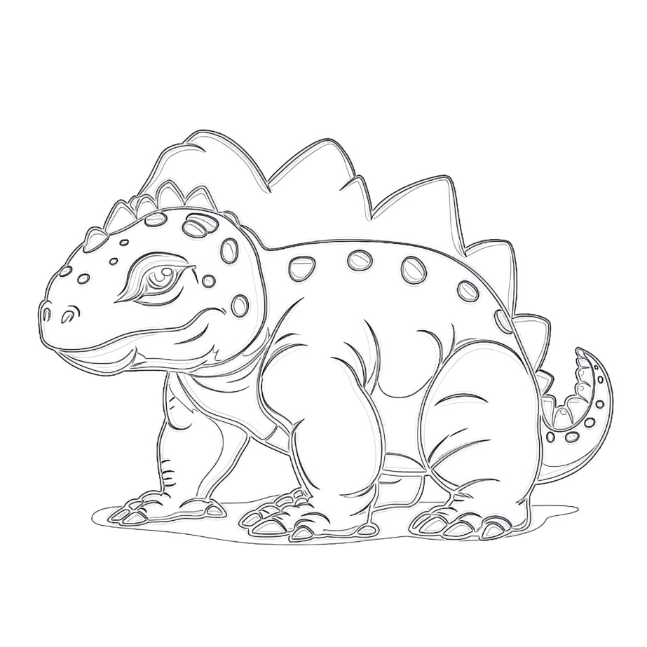 Ankylosaurus Pictures To Color