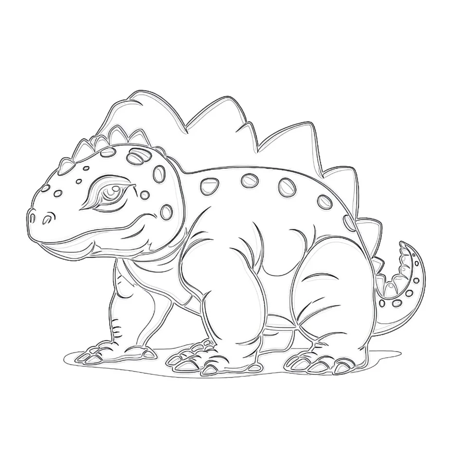 Ankylosaurus Pictures To Color