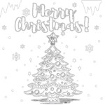 Best Christmas Tree Coloring Page