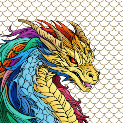 Best Dragon Coloring Page - Origin image