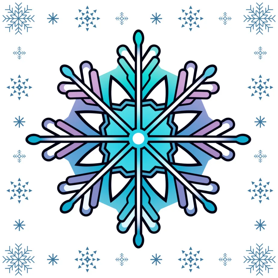 Best Snow Coloring Page 2