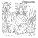 Best Tiger Coloring Page