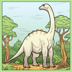 Brachiosaurus Coloring Page - Origin image